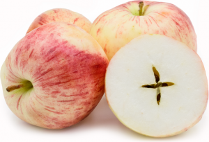 The Red Atlas - a 100% Canadian apple from the late 1800's.  Early variety with a tender skin making it easy for anyone to bite into!  Red Atlas apples are now rare, with very few trees still producing in Canada.